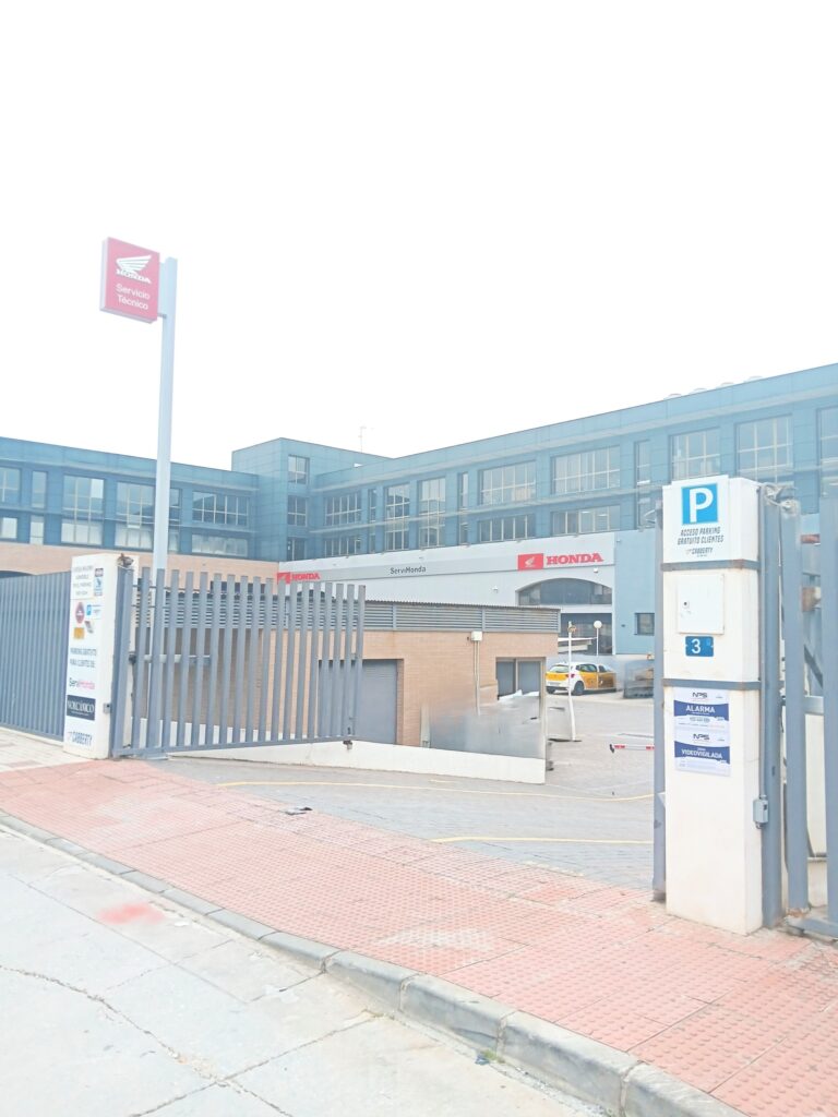 nueva entrada taller servihonda